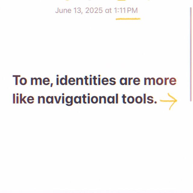 You can pick them up and put them down depending on where you want to go or the experiences you want to have in your life. 

I have never felt any one identity. (no matter how strong) was completely “me” in any sense. 

It always felt more true that it was part of me, but not the whole truth by a mile. 

And no identity ever could hold all that I am. So I never quite “belonged” anywhere (where there was a fixed dominant identity). 

And it was stressful to try to “find out who I really am” because anything I could land on would just be a trap 🪤, and a box I don’t want to live in (for too long). BUT (big but 🍑 here lol) … I have *many* identities that I hold and feel are “me”… 

I just never feel they are ALL OF ME, or that they completely “fit” in a way that I could settle into forever. 

But I’ve only recently realized that was because I was just too aware of the nothing and everything that I am and have come from. 

In other words: I identify as unconditional love, or as ‘existence’, and everything else is a temporary costume I play with in order to create a certain experience that I want to taste or try or be for a time (or a lifetime). 

That feels far more honest than anything I try to tell myself or others that I am. And even my description of that fails to hit the mark, but you know what I mean. lol

So if you’ve always felt you ‘don’t belong’, perhaps it’s cause you’re just way too aware you belong to *yourself* 🌀 and always have.