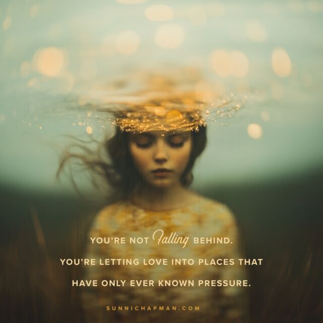 you’re not failing,
you’re not falling behind,
you’re not abandoning your dreams for yourself
or for others...
 
you’re letting love into places
that have only ever known
pressure.
 
You are one who lives in trust.
And you’ve been expanding that trust.
In fact you’ve been expanding it
bigger than it ever has been.
 
And as a result...
 
the places in you,
and the versions of you,
who ran on pressure
instead of on support...
 
are being highlighted
and brought to the surface,
so that the pain of them
can be seen and heard,
 
and transformed.
 
It’s as if love came to sit by your side,
held your hand softly and pointed:
 
“Here. Right here is where your walls are
up to love. Here is where you’re still trying
to run yourself on pressure, instead of support. Here is where you are still believing you’re *on your own*. When you never have been. And never will be. And I KNOW you want to know that now. In fact you want to known it so much that you have manifested the removal
of those sources of pressure, so you could fully and completely return to love and trust.”
 
And I know...
 
It seems like relaxing into trust and
receiving would be like falling back 
into a cloud of fluffy pillows...
instead of feeling absolutely terrifying,
and like falling into a pit of hell or
losing your gall darn mind.
 
Terrifying to the part of you who
has prided itself on holding it all up
single-handedly.
 
Terrifying to the part of you who
was taught that hyper-vigilance
keeps you safe.
 
Terrifying to the part of you who
received many rounds of applause
for your constant juggling.
 
But EXHAUSTING to the part of you
who can no longer keep up that charade.
 
To the part of you who KNOWS you never
did ANY of that alone, and who KNOWS you’ve been held and guided your whole life.
 
Who KNOWS it gets to be different for you. And it gets to be different for everyone.
 
But who feels guilty for your knowing
of that love and power.
 
And guilty for ... {READ THE REST AT TOP LINK IN BIO 👆}
